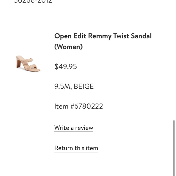 Open Edit Twist Heels - Picture 8 of 8